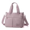 Bolsa de Ombro Casual Feminina 2024 Verão Nova Nylon Tecido Bolsa Crossbody Moda Transversal Grande Capacidade Bolsa de Mãe
