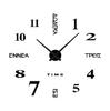 Reloj de pared digital tridimensional de lujo Minimax creativo, ligero, para oficina, sala de estar, dormitorio, entrada, decoración, reloj de pared con espejo