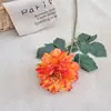 Crisantemo Dahlia Borde Tostado Flor Artificial Flor Falsa de Alta Gama Adorno de Decoración del Hogar Decoración de Boda Transfronterizo Amazon