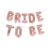 Casamento Casamento Dia dos Namorados Decoração Rosa Ouro noiva para ser despedida de solteira Balão Alfabeto Set