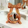 Estilo Ins Postmoderno Lujo Ligero Impreso en 3D Moño Bandeja de Almacenamiento de Joyería Decoración del Hogar Estilo Girly Caja de Almacenamiento