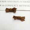 Tela estilo coreano a cuadros mini tamaño pequeño lazo accesorios para el cabello para niños diy ropa bolsa calcetines accesorios