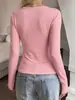 Roupas Femininas Transfronteiriças Europeias e Americanas Poá Gola Redonda Manga Longa Slim Fit Elástico Afinando Casual Retrô Pulôver Top Feminino