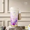 Taza Termo Modelo Nuevo 2026 para Niñas, Taza de Café con Doble Opción de Beber, Vaso de Agua de Gran Capacidad, Taza Portátil de Viaje con Popote, Taza de Cerámica