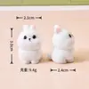 Chaveiro de Coelho Desenho Animado Fofo Sacola Surpresa Decoração DIY Pingente Artesanal Enfeites de Mesa Carro