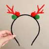 2026 Nuevo Festival de Navidad Pinzas para el Cabello de Niña Adorno para la Cabeza Estilo Bosque Linda Diadema de Astas Accesorios para Fotos de Ambiente