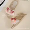 Novas Sandálias Rasteirinhas Femininas com Flores, Estilo Fada Moderno e Versátil com Saia, Sandálias Antiderrapantes para Usar na Rua, Lazer Férias Praia
