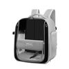 Bolsa para Gato Gran Capacidad Transpirable Ligera Panorámica Suministros para Mascotas Gatos y Perros Cápsula Espacial Mochila de Viaje para Exterior Bolsa para Gato Transfronteriza