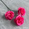 3 Rosas Artificiais Anna Flores Casamento Decoração de Casa Flores Artificiais Atacado Fabricantes