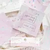 Bloc de notas de piel de vaca Blanco Crepúsculo, Serie Colección Sal de Estrella Ligera, Decoración de Collage de Fondo DIY Estilo Sal, 100 Hojas
