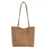 Bolso de Mujer con Patrón Tejido 2026 Nuevo de Moda Otoño Vintage Bolso Tote para el Trabajo Bolso de Hombro de Gran Capacidad Bolso Cubo