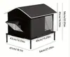 Frete Grátis Inverno Quente Exterior Impermeável e à Prova d'Água Grande Tenda Fechada para Gatos de Rua, Venda Direta da Fábrica