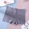 Novos Shorts de Segurança Femininos em Modal, Anti-Exposição, Sem Costura, Cintura Média, Cuecas Boxer com Virilha Reforçada de Algodão, Calça Camada Base