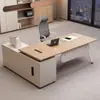 Escritorio de Oficina Moderno Sencillo, Escritorio de Gerente, Juego de Escritorio y Silla de Oficina, Escritorio Ejecutivo Pequeño de Gama Alta, Escritorio Ejecutivo Grande