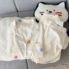 Fábrica de Origen Pijama de Manga Larga y Pantalón Largo de Primavera y Otoño para Mujer, Algodón Nube Estilo Coreano Dibujos Animados Dulce Estilo Ins Conjunto de Cárdigan