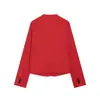 Venta al por mayor Verano 2026 Nuevo Estilo Europeo y Americano Chaqueta Blazer Casual Holgada de Color Sólido para Mujer 1888