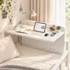 Mesa plegable para cama de dormitorio, mesita de noche, adecuada para literas superiores e inferiores, escritorio para computadora, escritorio pequeño, escritorio de estudio, un gran artículo para estudiantes