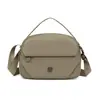 Bolso pequeño de moda para mujer, bolso casual simple de nailon, bolso de hombro, bolso de mano estilo coreano, bolso cruzado, bolso versátil y ligero para el día a día