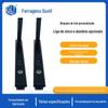 Fechadura de gancho dupla face preta, fechadura de liga de alumínio para porta e janela, trava de barra de porta deslizante, tela de janela, porta de tela, trava de uma palavra, fechadura de varanda, cozinha