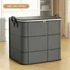 Saco de armazenamento para roupas e edredons para uso doméstico, organizador de guarda-roupa de grande capacidade para roupas, cesta de armazenamento à prova de poeira, uma ferramenta de armazenamento mágica