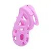 Cerradura de Núcleo Embebido Sm Cobra, Candado de Castidad para Hombres, Doble Color, Transpirable, Ligero, Invisible, Adecuado para Usar al Aire Libre