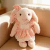 Solo Ropa de Muñeca/Ropa Hecha a Mano para Muñeca Conejo Jc Bonnie, Pijama, Vestido Mismo Estilo del Pequeño Libro Rojo, Conjunto para Muñeca de 32cm, Lindo