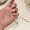 Anillo Geométrico de Aleación Collar de Zirconia para Mujer, Simple y Elegante, Accesorio de Moda, Cadena Versátil para la Clavícula