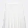 Atacado de Roupas Femininas Transfronteiriças Estilo Europeu e Americano Verão 2026 Nova Moda Versátil Cor Sólida Vazado Saia Longa Meia Saia