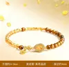 Pulsera Aquilarius Nudo de Azúcar Cuadrado Nueve Sumergidos Grado 6mm Pulsera Aquilarius Madera Ajedrez Verde Silvestre Natural