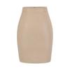 Falda Sexy de Pierna Sexy para Chica Caliente Moda Femenina Versátil Hermosa Falda de Cadera con Abertura en la Entrepierna Falda de Cuero Elegante