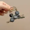 Pinza de tiburón de tamaño mediano para mujeres con cabello fino, para crear un recogido de media altura elegante, pinza de garra sofisticada y delicada para la parte posterior de la cabeza