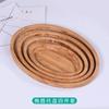 Bandeja de Madera Personalizada Bandeja para Tazas de Té Estilo Japonés Plato para Comedor en Casa Plato Pequeño para Snacks Plato de Frutas de Moda Plato para Postres