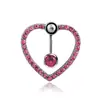 Amazon ebay AliExpress wish explosiones anillo para el ombligo en forma de corazón perforación del ombligo accesorios para el cuerpo
