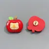 Suministro transfronterizo de botones de alta pata de frutas y verduras de dibujos animados lindos, componentes de accesorios hechos a mano para DIY, botones decorativos de metal de alta pata