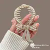 Novo Estilo Chinês Novo Clipe de Cabelo Bola de Flores Feminino Asas Borla Fivela de Rabo de Cavalo Parte de Trás da Cabeça Adorno de Cabelo