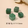 Acessórios de Contas Espaçadoras Cubo de Açúcar de Cristal Natural Feitos à Mão Pulseira DIY Colar Pingente Água-marinha Quadrado Pequenos Acessórios Atacado