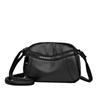 Nova Bolsa de Ombro Feminina Moda Transfronteiriça Versátil Couro Genuíno Texturizado Bolsa Transversal Quadrada Pequena Couro Bovino Camada Superior Comércio Exterior