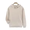 Chamarra Cómoda de Algodón Puro de 260g con Mangas Largas para Hombres y Mujeres, Sudadera con Capucha, Sudadera, Top Casual Diario, Corte Holgado