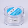 Fio elástico de seda plano importado fio com contas fio para miçangas resistente ao desgaste pulseira artesanal contas de borracha fio elástico joias de cristal diy fio