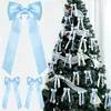 Corona de Árbol de Navidad Decoración con Lazo de Satín Portavelas de Fiesta Decoración Escena de Fiesta de Cumpleaños Boda