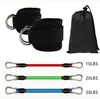 Tobilleras de Fitness para Entrenamiento de Piernas y Glúteos, Bandas Elásticas para Sujetar las Piernas, Tobilleras Ajustables para Máquinas de Gimnasio