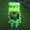 Danza del León Traje de Lana Accesorios León Pequeño León del Sur Danza del León Infantil Cabeza de León Versión Suprema León Danza León