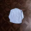 Camisa de Estilo Japonés con Cuello Mao para Hombre 2025, Primavera Vintage de un Solo Bolsillo Casual Simple de Color Sólido con Mangas Largas