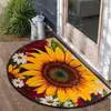 Tapete Semicircular Temu Transfronteiriço Capacho para Porta de Entrada Antiderrapante Veludo Cristal Absorvente de Água Capacho para Entrada de Banheiro