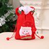 Bolsa de Regalo de Navidad, Bolsa de Manzana, Decoraciones de Navidad, Bolsa de Regalo Estéreo para Niños, Bolso de Mano de Papá Noel Bolsa de Cierre