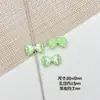 Colorido Lindo Lazo de Doble Punto Pintura para Hornear Aleación Hecho a Mano DIY Cadena de Teléfono Móvil con Cuentas Accesorios para el Cabello Accesorios