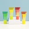 7ml Tubo Flexível para Cosméticos Creme Facial Sérum Limpador Creme para Mãos Creme para Olhos Loção Tubo Macio Dispenser de Amostra Portátil