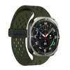 Adecuado para Samsung Galaxy Watch7 Ultra Smartwatch 47 Agujero de Hebilla Magnética Correa de Silicona Transpirable
