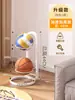 Estante de Almacenamiento para Baloncesto Montado en la Pared Estante para Balones Estante de Almacenamiento para Fútbol Estante para Balones del Hogar Gabinete Lateral Estante de Colocación para Voleibol Soporte