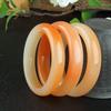 Pulsera de jade de seda dorada Miyuan Xinjiang Gobi Jade Dorado color miel rosa anaranjado pulsera de jade Suministro en vivo de nueva pulsera de jade